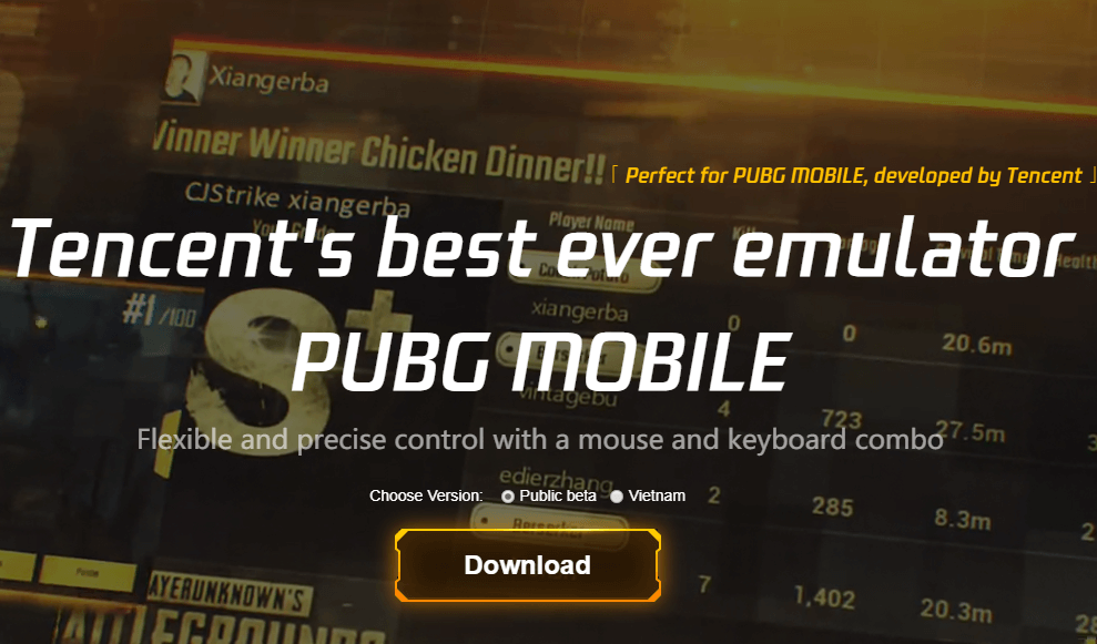 pubg mobile emulator download tencent